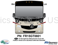 4 Piece 2015 Georgetown Motorhome Front Graphics Kit