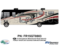 24 Piece 2015 Georgetown Motorhome Roadside Graphics Kit