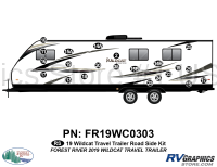 22 Piece 2019 Wildcat Hi Pro Fifth Wheel Roadside Graphics Kit