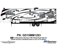 27 Piece 2015 Momentum FW Roadside Graphics Kit