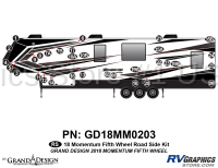 32 Piece 2018 Momentum Fifth Wheel Roadside Graphics Kit