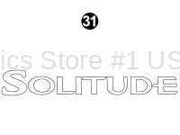 Window Cap Solitude Logo Perforated Vinyl Base Print