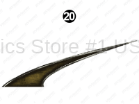 Rear Skirt Print Spike-Roadside (Driver-Left)