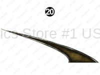 Rear Skirt Print Spike-(Curbside-Passenger-Right)