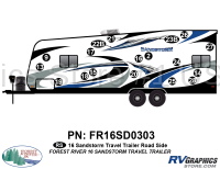 19 Piece 2016 Sandstorm TT Roadside Graphics Kit