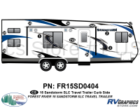 13 Piece 2015 Sandstorm SLC Medium TT Curbside Graphics Kit