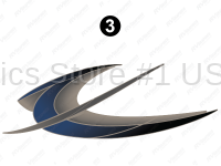 Back Taupe/Blue Graphic