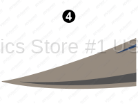 Cab Door Taupe/Blue Swoop