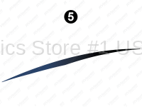 Mid Upper Blue Fade Swoop