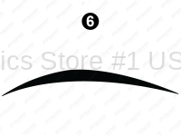 Rear Upper Black Swoop