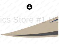 Cab Door Champagne/Blue Swoop