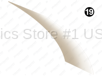 Mid Champagne White Fade Swoop