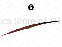 Mid Upper Red Fade Swoop