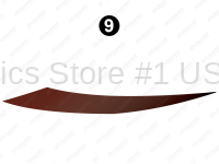 Mid Lwr Red Fade Swoop