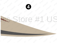 Cab Door Champagne/Red Swoop