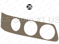 Front Headlight Inset RH