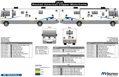 Rexhall - American Clipper - 2001 American Clipper Class A Motorhome