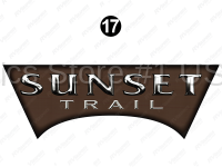 Front Sunset Trail Badge (X)