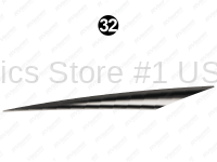 Rear Mid Print Swoop Tip