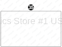 Cab Front Mid White Stripe