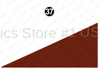 Cab Door Red Triangle