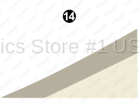 Cab Door Creme Print Triangle