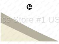 Cab Door Creme Print Triangle