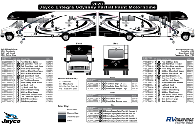Entegra RV - Odyssey - 2020 Odyssey Partial Paint Motorhome