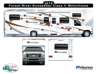 Forest River - Sunseeker - 2015 Sunseeker Motorhome-Temp