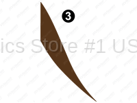 Front Brown Swoop - Image 2