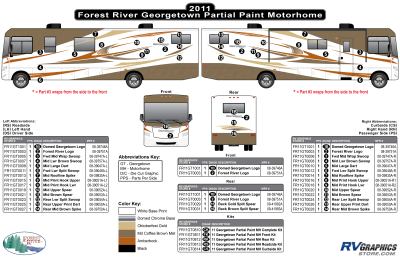 Forest River - Georgetown - 2009-2011 Georgetown Partial Paint Motorhome