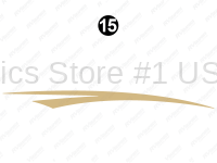 Back Gold Split Spear