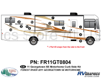 14 Piece 2011 Georgetown SE Motorhome Curbside Graphics Kit