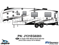 26 Piece 2021 Eagle Fifth Wheel Roadside Graphics Kit - Image 2