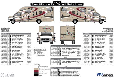 Thor Motorcoach - Citation - 2015 Citation MH HD Max Red Velvet Version
