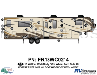 30 Piece 2018 Wildcat Widebody Fifth Wheel Curbside Graphics Kit