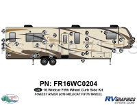 29 Piece 2016 Wildcat Fifth Wheel Curbside Graphics Kit - Image 2