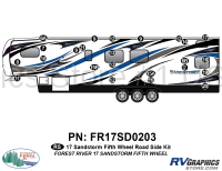 24 Piece 2017 Sandstorm FW Roadside Graphics Kit