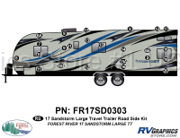 24 Piece 2017 Sandstorm Lg TT Roadside Graphics Kit