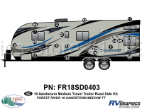 20 Piece 2018 Sandstorm Med TT Roadside Graphics Kit