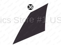 Cap Upper Alloy Stripe LH