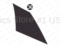 Cap Upper Alloy Stripe RH