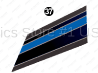 Cap Upper Print Stripe LH