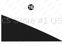 Mid Skirt Triangle Curbside-Passenger Side