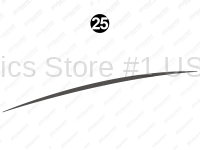 Mid Long Gray Sweep Roadside-Driver Side