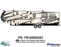 27 Piece 2018 Sierra Fifth Wheel Roadside Graphics Kit