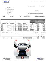 10 Pc 2019 ImpactFW Front Kit