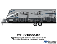 15 Piece 2018 Springdale SS Travel Trailer Roadside Graphics Kit