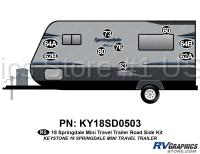 9 Piece 2018 Springdale Mini Travel Trailer Roadside Graphics Kit