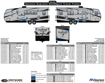 Genesis Supreme - Sand Sport - 2022 Sand Sport Travel Trailer